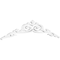 Ekena Millwork Pitch Baile Architectural Grade PVC Gable Pediment, 60"W x 12 1/2"H x 1"P (5/12) GPP060X013X100BAI - alternate 1